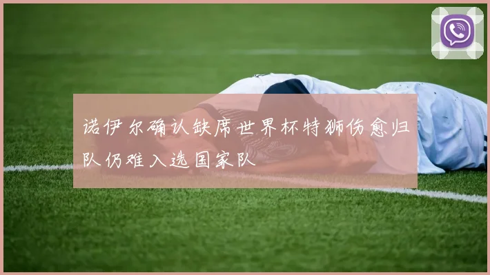 诺伊尔确认缺席世界杯特狮伤愈归队仍难入选国家队